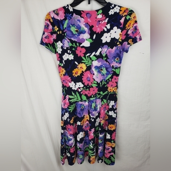 Lauren Ralph Lauren Multicolored Floral Dress Sz XS - Picture 3 of 9